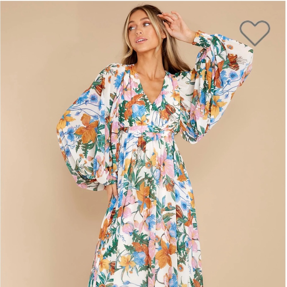 Floral maxi dress